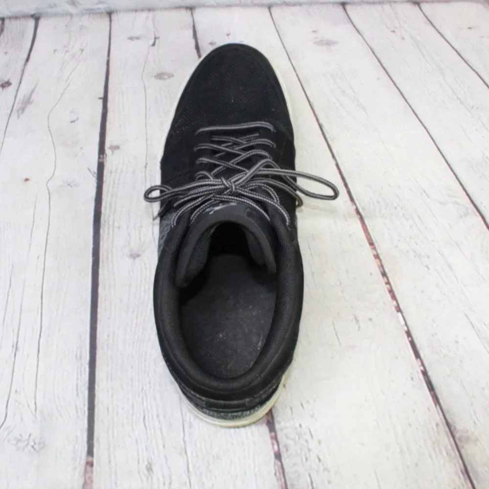 Nike Air Jordan Retro V.1 Black Leather Mesh Low Top Street Sneakers US 11 - Picture 6 of 9